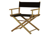18" Director's Chair Natural Frame-Black Canvas 86218850