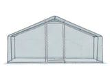 10 x 10 ft Large Metal Chicken Coop, Walk-in Poultry Cage Chicken Hen Run House with Waterproof 16911376