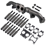 Complete Exhaust Manifold With Mounting Kit Replacement for Cummins ISX CM570 3680650 New 57747812