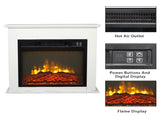 SF103-18G HA209-25 18 Inch White Wood Cabinet Style 1400W Single Color / Fake Wood / Heating Wire / 67440467