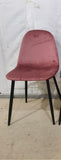 Dining Chairs Set of 4, Modern Accent Chairs with velvet Fabric Upholstered Seat, Spoon Shape W2189P228664