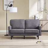 COOLMORE Loveseat Sofa, Mid Century Modern Love Seat, 2 Seater Sofaes for Living Room, Small W395P238824