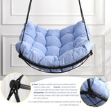 Hammock Chair Swing with Cushion - Outdoor Indoor Hanging Hammock Chair for Patio, Porch, Bedroom, 88037020