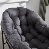 Outdoor Rattan Rocking Chair,Padded Cushion Rocker Recliner Chair Outdoor for Front Porch, Living 25368151