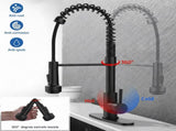 Kitchen Faucet with Pull Down Sprayer and 4 Spraying Modes Single Handle Commercial Spring Kitchen 67421386
