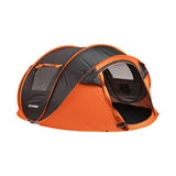 5-8 Person Black Orange Pop-Up Camping Boat Tent T2602P172601
