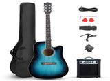 KMA101 41-inch basswood top matte binding folk guitar, equipped with 10W 42371041