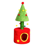 30in Cat Scratching Post with Cat House for Indoor Kitten, Small Cat Tree Tower with Sisal Post and 74062233