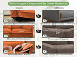 Slip-covered Armchair with 1 Big Back Cushion and 2 Big Toss Pillows, Single Deep Seat Comfy Single W3041P281156