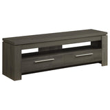 Weathered Grey 59-inch 2-Drawer TV Console B062P153850