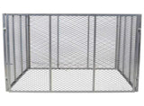 Large Outdoor Bin, 172 Gallon Metal Wire Mesher, Rust-Proof Coating Square Garden W465P370172