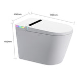 ZNTS Smart Toilet with Built-in Bidet Seat, Tankless Toilet with Auto Lid Opening, Closing and Flushing, W1667P177231