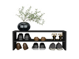 Basic 23" Wide 2-tier shelf Stackable Shoe Rack B200P235832