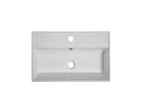 21.6" Open-shelving Bathroom Vanity with Ceramic Sink and Soft-Closing Door, Cloakroom Open Shelf 91739193