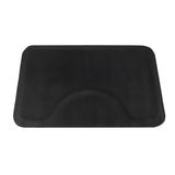 ZNTS 3′x 4.5′x 1/2" Beauty Salon Square Anti-fatigue Salon Mat Black 94862725