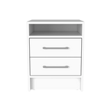 Greter 24" Two-Drawer Night Stand With open shelf B070P224228