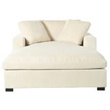 Mirod 53.5''*70.9'' Oversized Chaise, Lounge Chair - Classic Design, Soft Fabric, Easy Assembly, N760P196662A