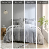Full/Queen 3 Piece Cotton Jacquard Duvet Cover Set B03596507