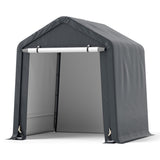 8' x 6.5' Portable Motorcycle Outdoor Storage Shelter,Crafted from 180G PE 16657945