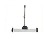 24 Inch Rolling Magnetic Sweeper 50 Lbs Push Type Pick Up Lawn Sweeper with Wheels Telescoping 00457131