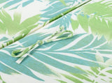 2" THICK FLORAL CHAISE LOUNGE CUSHION IN LEAF COCONUT - WATERPROOF FOLDABLE 2-PART DESIGN - FOR N770P253018L