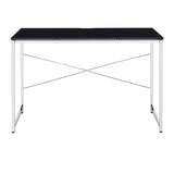 Black and Chrome Vanity Desk B062P186421