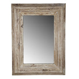 ZNTS 30x2x39" Rectangle Wall Accent Mirror with Distressed Wood Frame W2078P154685