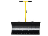 74*47cm Iron Yellow T-Handle Black Blade Adjustable Human-Powered Snow Plow 49055054