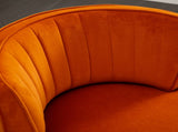 COOLMORE 360 Degree Swivel Cuddle Barrel Accent Sofa Chairs, Round Armchairs with Wide Upholstered, W395102774