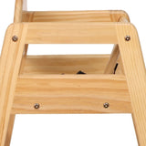 Wooden Double Solid Wood Feeding, Eat & Grow Portable High, Easy to Clean Baby Booster Chair in 15673138