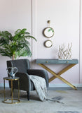 2 Circle Mirrors for Wall Decor, Unique Contemporary Wall Mirror for Living Room Bedroom W2078135186