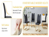 Modern dining chair with PU cushion seat dining chair Living Room Chair Upholstered chair with W2920P490736