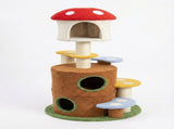 mushroom cat tree with large condo platform ladder 72810848