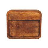Artisan Furniture Solid Wood Floating Mini Chestnut nightstand B182P280789