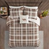 Full/Queen Plush to Sherpa Down Alternative Comforter Set B035100510
