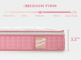 QUEEN 12 Inch Hybrid Mattress Individual Pocket Spring Memory Foam Cool Knitted Cover CertiPUR-US W3017P306944