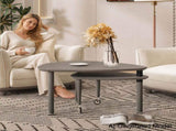 360 degree Rotatable modern Coffee Table for Living Room, solid wood legs with simply assemble W2899P372757