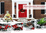 2 Pre-lit Pathway Flocked Christmas Trees 15.5" x 15.5" x 29" 55337839
