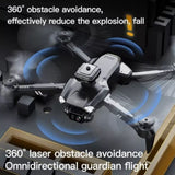 V28 RC Drone 4K HD Dual Camera WiFi FPV Foldable Rc Quadcopter Obstacle avoidance Logistics Is 68139363