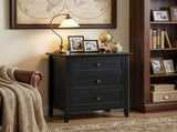 Black embossed P2 MDF particleboard with melamine veneer, framed, 60*40*70cm, 63460125