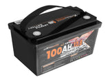 12V 100Ah LiFePO4 Battery fit for Boat Marine Caravan, Built-in BMS, Cold Weather 10385324