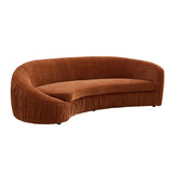 92.13 Inch Modern Design Curved Shaped Sofa Couch for Living Room,Upholstered Fabric 4-Seat Sofa No W2582P231486