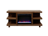 Laurel Canyon 65 inch Fireplace TV Stand for TVs up to 75 inches, Minimal Assembly, Oak Bourbon B108P292277
