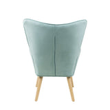 Accent Chair with Ottoman, Living Room Chair and Ottoman Set, Comfy Side Armchair for Bedroom, W56141241