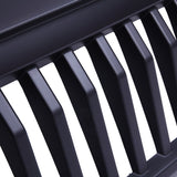 ZNTS ABS Plastic Car Front Bumper Grille for 2007-2018 Jeep Wrangler JK ABS Plastic Coating with Rivet 03112395