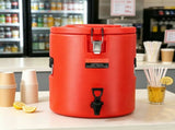 4.5 Gallon Stainless Steel Insulated Beverage Dispenser, Thermal Hot & Cold Drink Server with Spigot 61383127