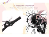 A20261 20 inch Children's Bicycle, Shock Absorbing Front Fork, 21 - Speed, V - brakes, Mountain W2563P294984