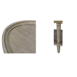 Oval Coffee Table with Shelf B035P256574