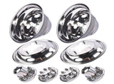 Stainless Steel Dual Wheel Simulator Covers Fit for 2003-2018 Replacement for Dodge Replacement for 35433719