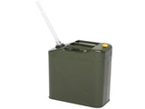 20L Standard Cold-rolled Plate Petrol Diesel Can Gasoline Bucket with Oil Pipe Army Green 86800077